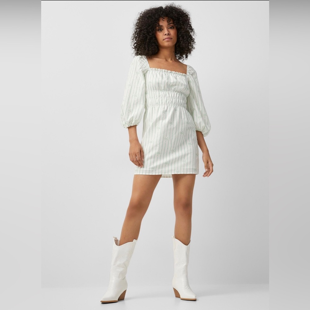 Charlie Holiday White Boheme Dress Size M